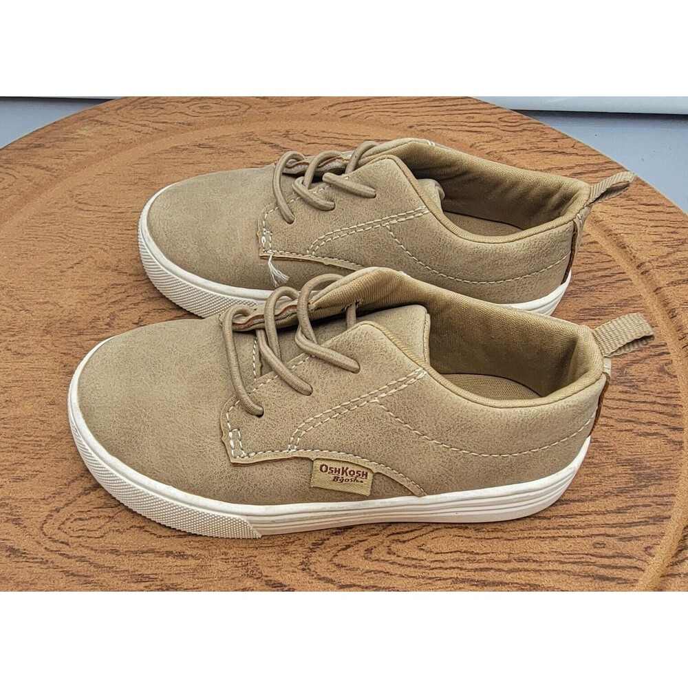 OshKosh B’Gosh Putney Toddler Boys’ Casual Shoes Tan Beige Size 7M - Picture 6 of 13